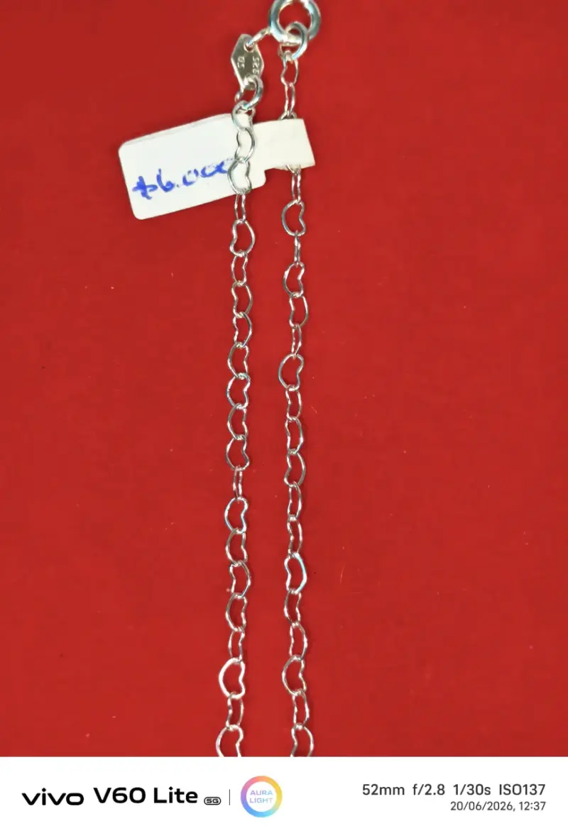Cadena de plata simple, plata 925 - 2