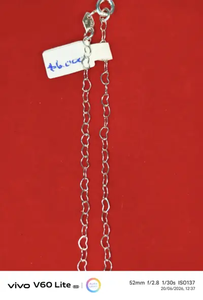Cadena de plata simple, plata 925 - miniatura 2