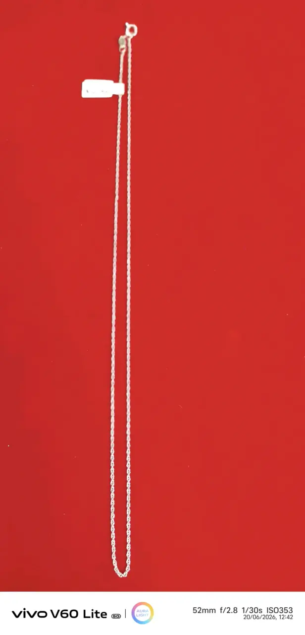 Cadena de plata 925, elegante - 1