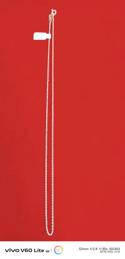 Cadena de plata 925, elegante - miniatura 1