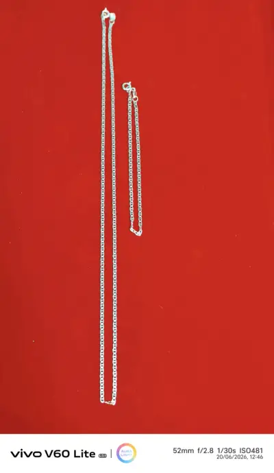 Cadena y pulsera de plata 925 - miniatura 1