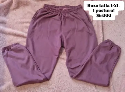 Buzo morado talla L - miniatura 1