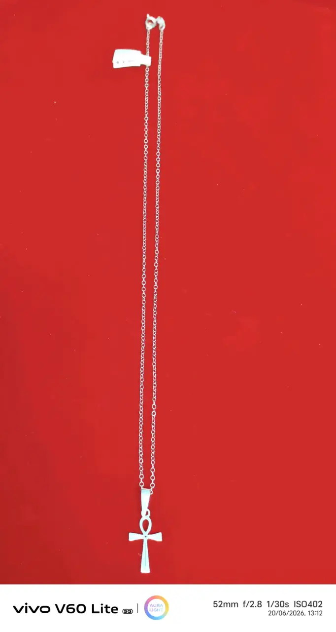 Collar de plata 925 con cruz - 1