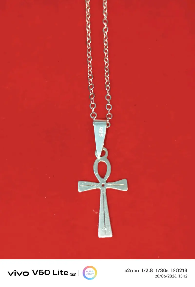 Collar de plata 925 con cruz - 2