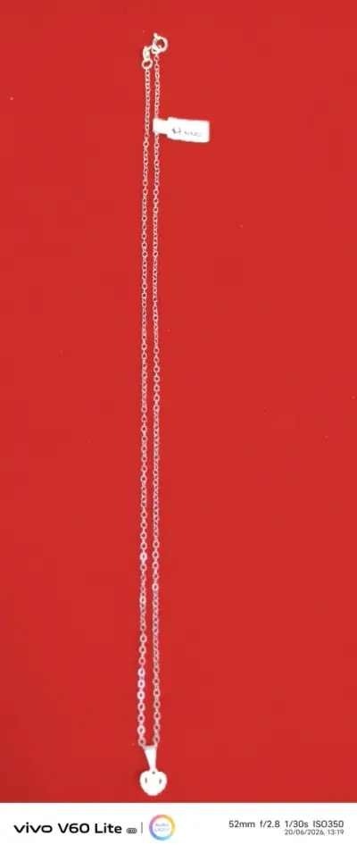 Collar de plata 925, con dije corazón - miniatura 1
