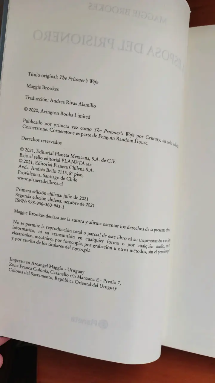Libro 'La Esposa del Prisionero' - 3
