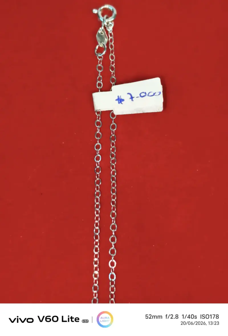 Collar de cadena con dije de corazón, plata 925 - 3