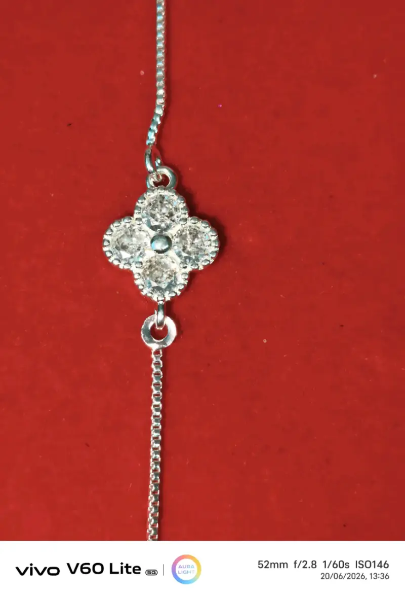 Pulsera de plata 925, delicada - 2