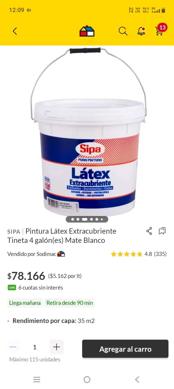 Látex y esmalte al agua Sipa - 2