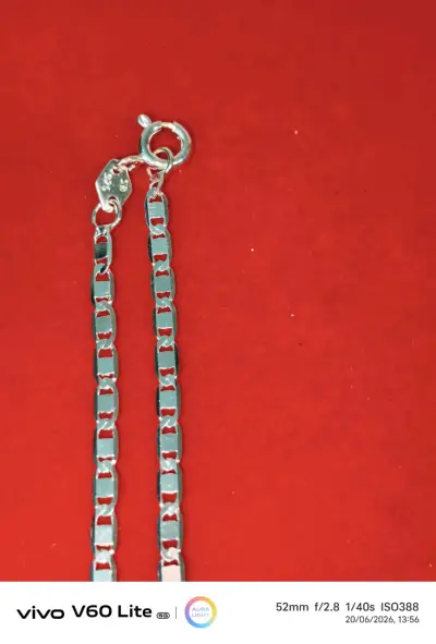 Cadena de plata 925, elegante - miniatura 2