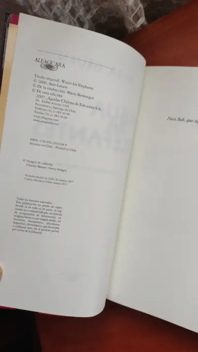 Libro 'Agua para elefantes' - miniatura 5