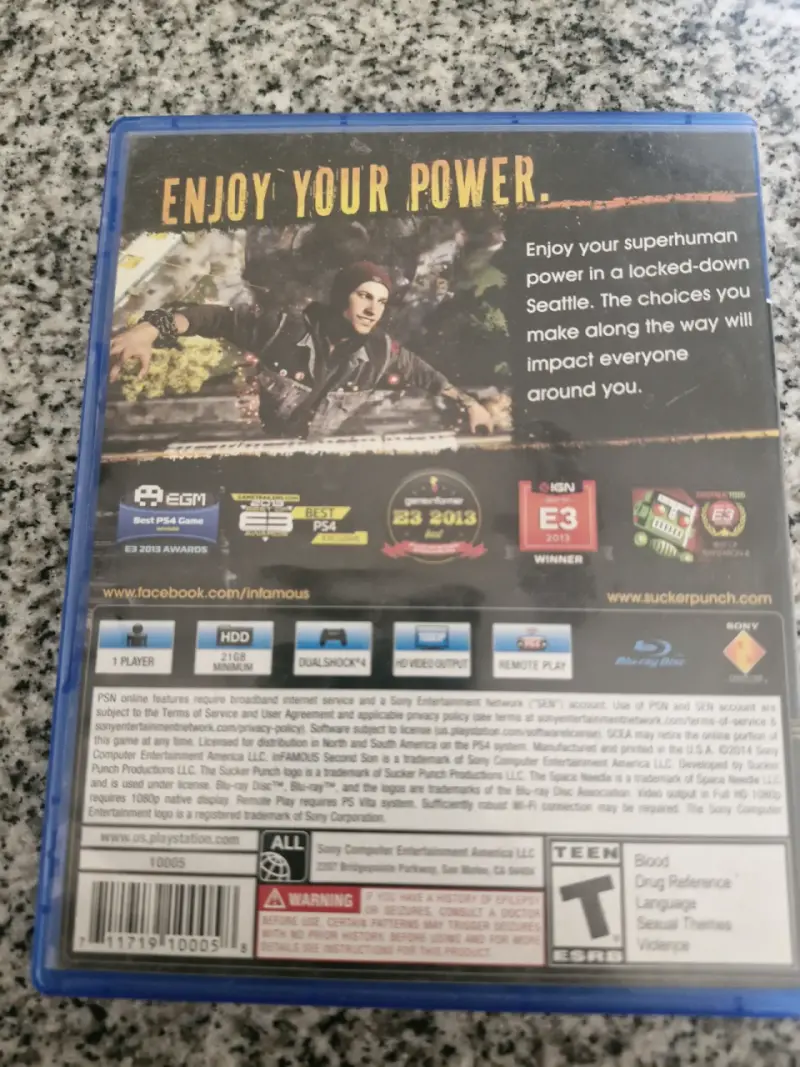 Juego PS4 inFAMOUS Second Son - 2