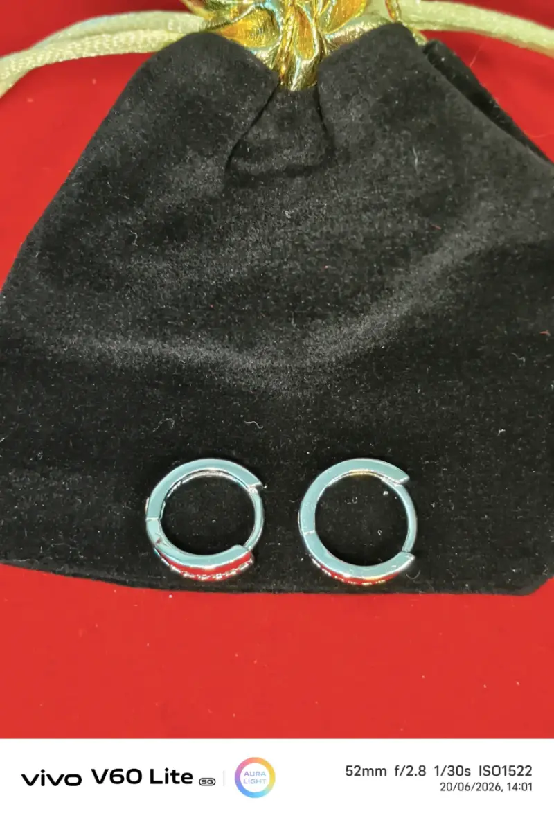 Aros de plata 925 con circonitas - 3