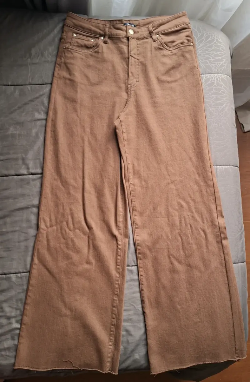 Pantalones color marrón mujer - 1