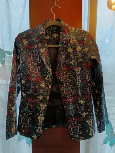 Blazer estampado colorido - miniatura 3