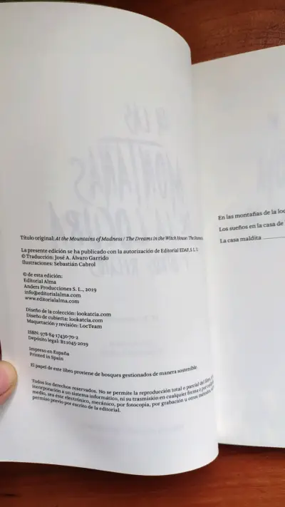 Libro En las Montañas de la Locura - miniatura 4
