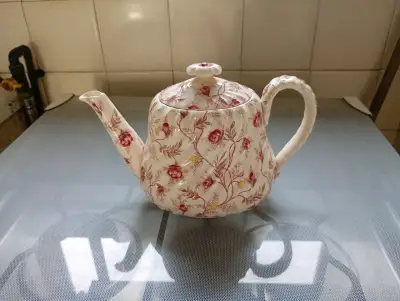 Tetera de cerámica floral - miniatura 1