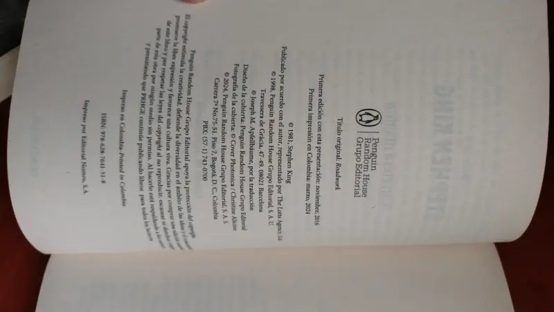 Libro Stephen King Carretera Maldita - 3