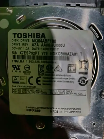 Disco duro Toshiba 1TB - miniatura 1