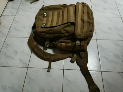 Mochila táctica color caqui cordura - miniatura 3