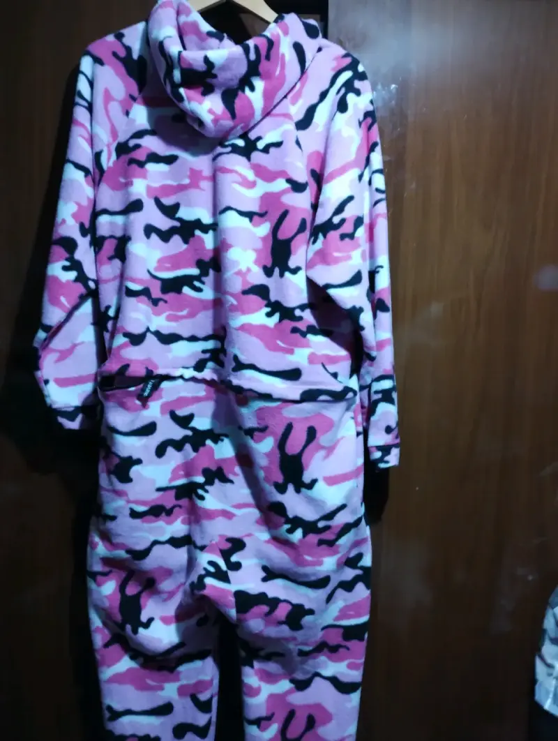 Enterito de polar rosado camuflaje - 2