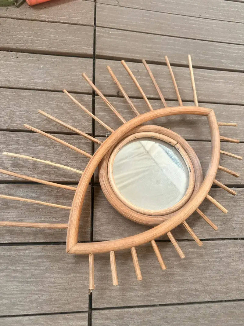 Espejo ojo madera - 3