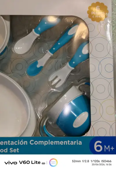 Set de comida Fisher-Price azul - miniatura 2