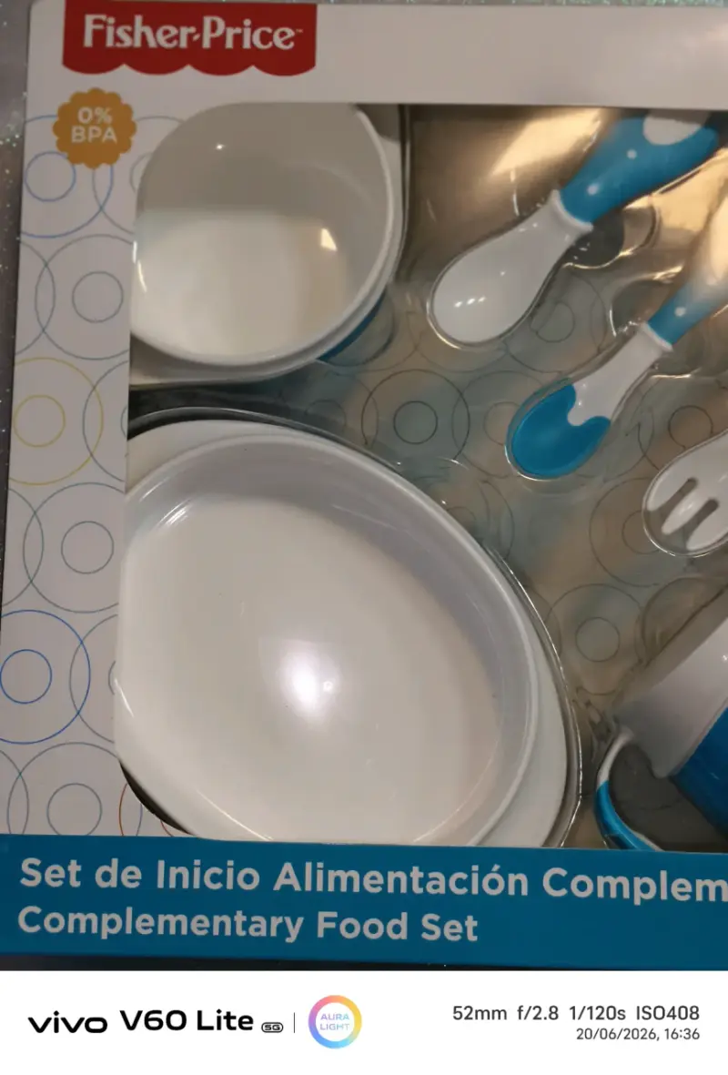 Set de comida Fisher-Price azul - 3