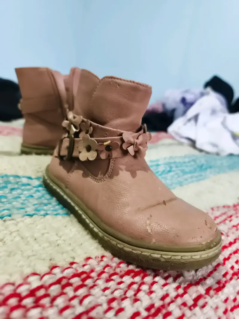 Botas rosadas n27 para niña - 2
