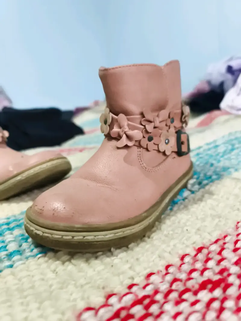 Botas rosadas n27 para niña - 3