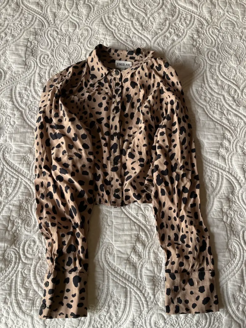 Blusa Singolare leopardo - 1