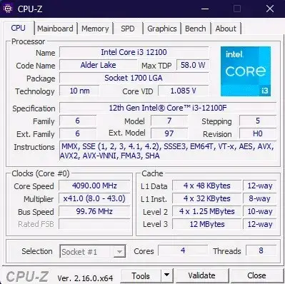 Procesador Intel Core i3 12th Gen - miniatura 2