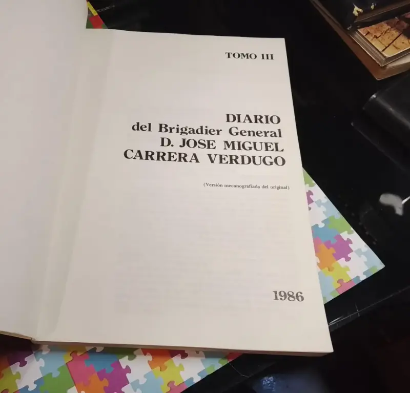Diario Del Brigadier D. JM Carrera Tomo 3 - 4