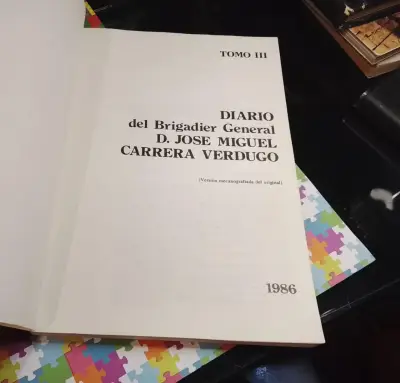 Diario Del Brigadier D. JM Carrera  Tomo 3 - miniatura 4