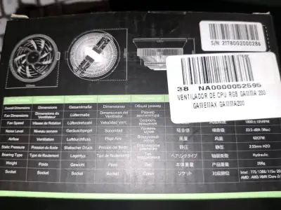 Ventilador CPU GAMEMAX GAMMA 200 - miniatura 6