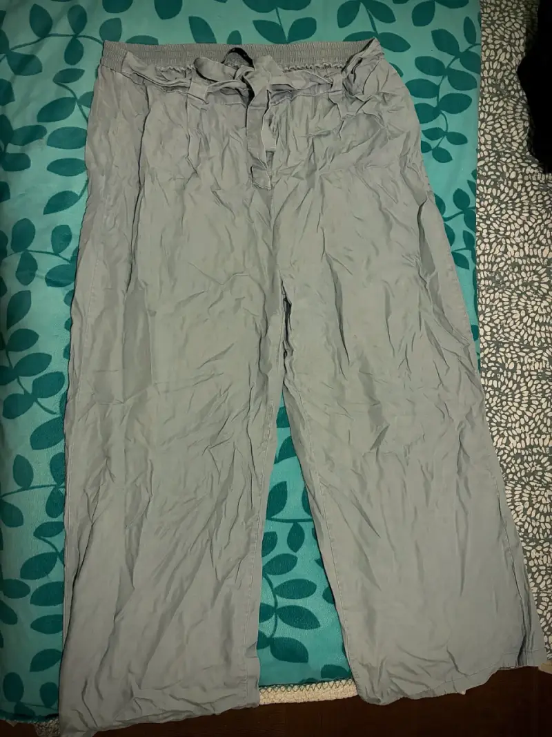 Pantalones baby blue/ celeste clarito - 1