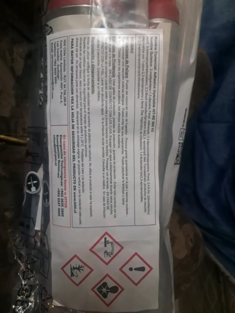 Adhesivo Hilti HIT-RE 500 - 2