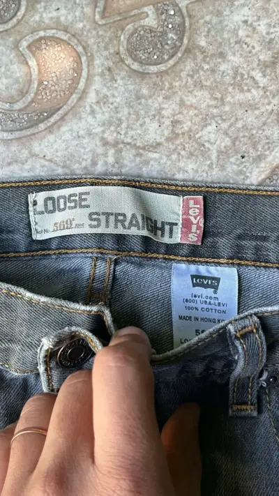 Jeans Loose Fit Grises - miniatura 3