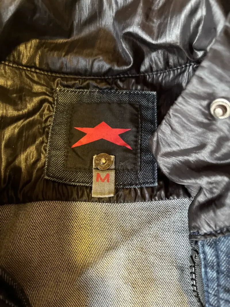Chaqueta denim y cuero oscuro - 2