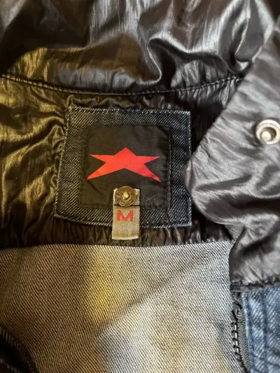 Chaqueta denim y cuero oscuro - miniatura 2