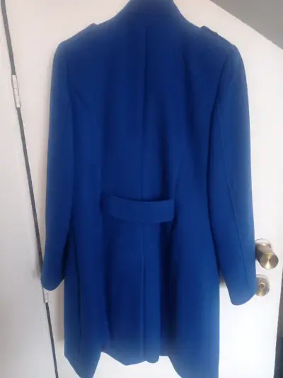 Abrigo azul doble botonadura - miniatura 2