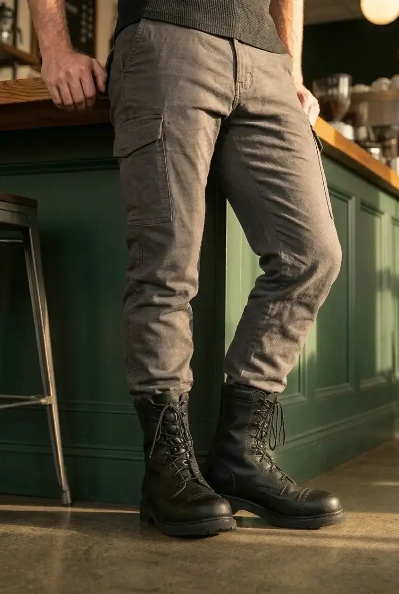 Botas de gamuza marrón - 5