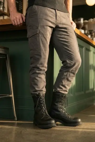 Botas de gamuza marrón - miniatura 5