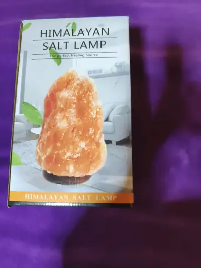 Lámpara de sal del Himalaya Tamaño grande - miniatura 1