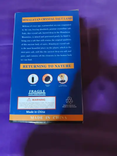 Lámpara de sal del Himalaya Tamaño grande - miniatura 2