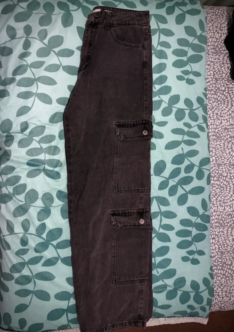 Pantalones cargo negros - 3