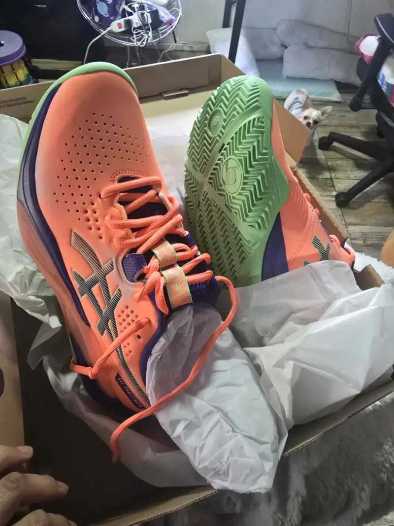 Zapatillas deportivas Asics naranjas 42 - 3