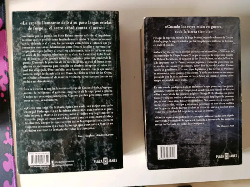 Libros de Juego de Tronos - 2