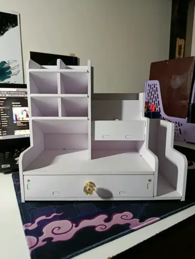 Organizador de escritorio blanco - miniatura 1