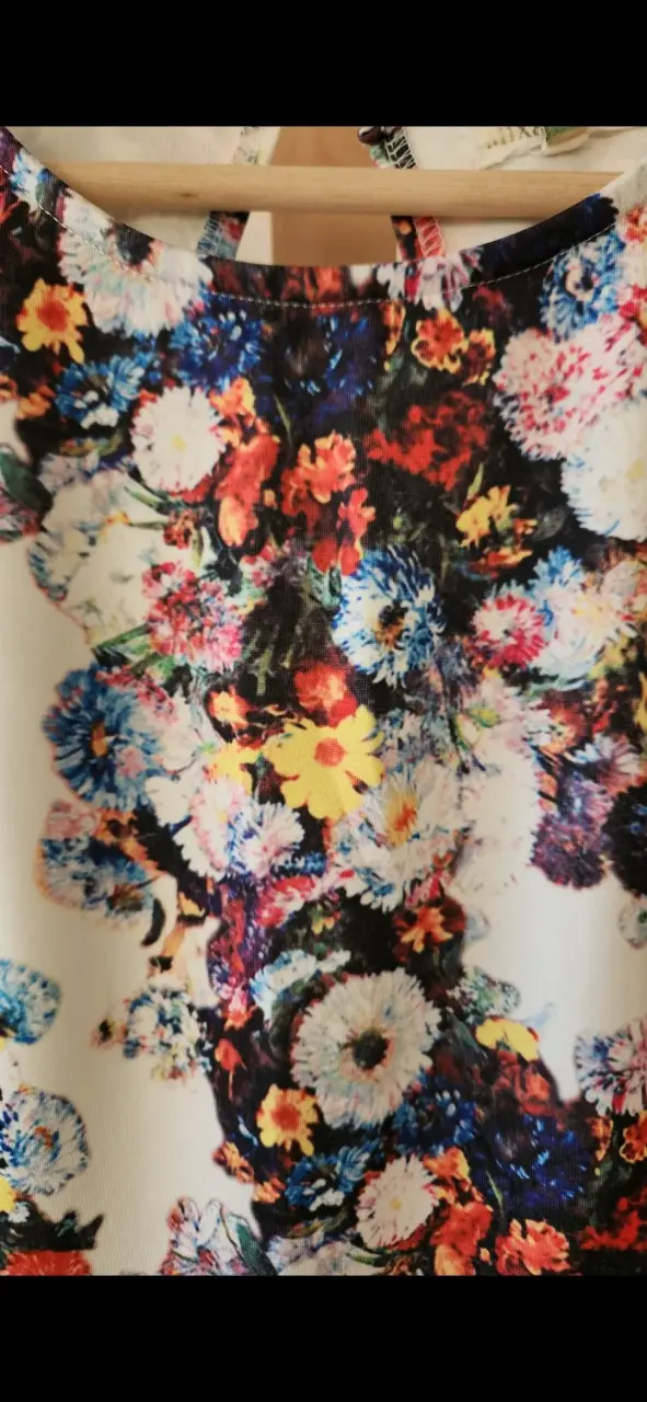 Vestido Floreado Talla S - 2